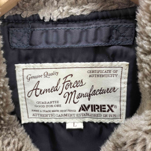 アヴィレックス AVIREX us navy sandiego calif ボア フライトジャケット メンズ