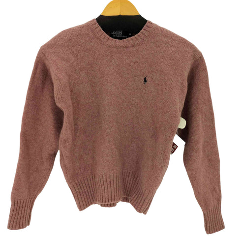 ポロバイラルフローレン Polo by RALPH LAUREN 90S ポニー刺繍クルーネックウールニット レディース import:M