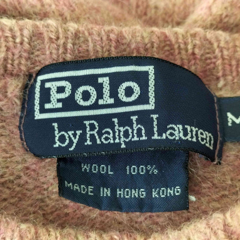 ポロバイラルフローレン Polo by RALPH LAUREN 90S ポニー刺繍クルーネックウールニット レディース import:M