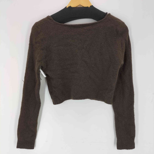 ザラ ZARA ウール クロップド カーディガン レディース import:L