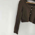 ザラ ZARA ウール クロップド カーディガン レディース import:L