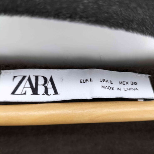 ザラ ZARA ウール クロップド カーディガン レディース import:L