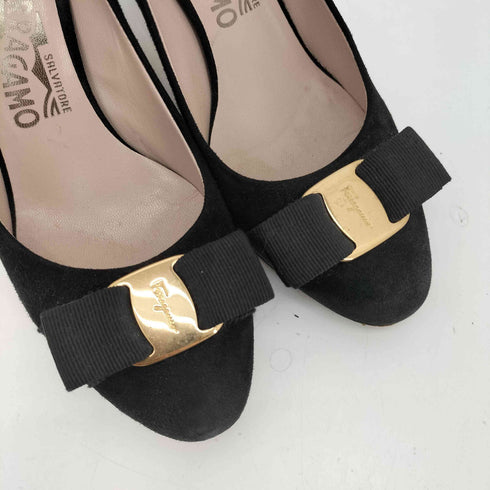 サルヴァトーレフェラガモ Salvatore Ferragamo CARLA 70 リボン パンプス レディース 5