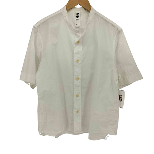エムエイチエル MHL. ノーカラーシャツ 半袖 メンズ import:S