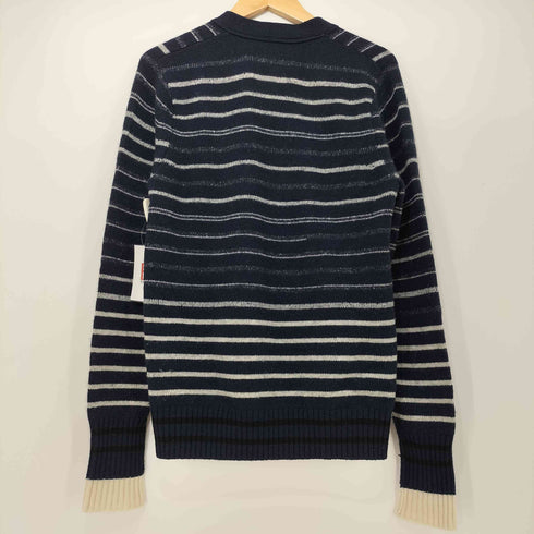サカイ Sacai 15AW ボーダー ウール カーディガン メンズ 1