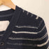 サカイ Sacai 15AW ボーダー ウール カーディガン メンズ 1