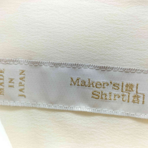メーカーズシャツカマクラ Makers Shirt 鎌倉 レギュラーカラーシルクシャツ レディース 7