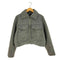 ザラ ZARA クロップド ブークレー ジップジャケット レディース import:M