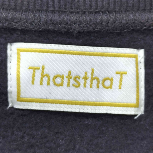 THATSTHAT プリント クルーネックスウェット メンズ JPN:L