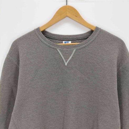 ラッセルアスレチック RUSSELL ATHLETIC ホンジュラス製 前V クルーネックスウェット メンズ import:L
