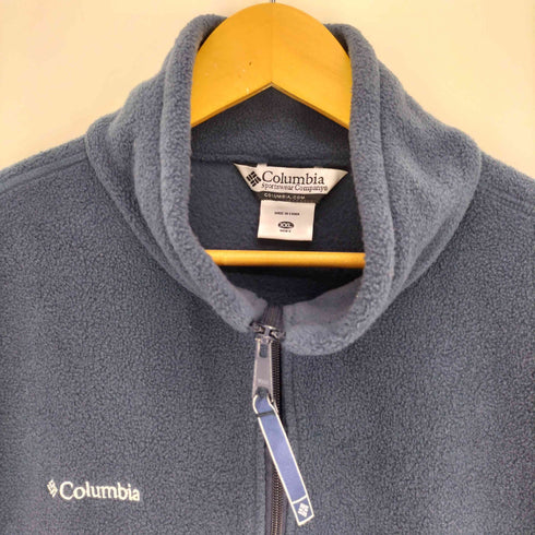 コロンビア Columbia ロゴ刺繍 スタンドネック フリースベスト メンズ import:XXL