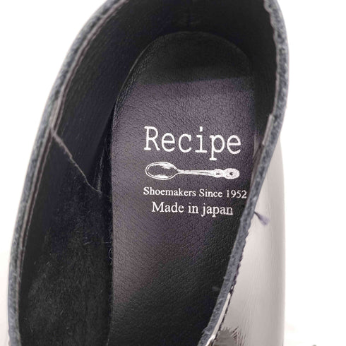 Recipe エナメル加工 レースアップ シューズ レディース 25.5cm