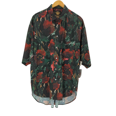 メゾンスペシャル MAISON SPECIAL ORIGINAL GRAPHIC Prime-Over Regular Collar Short Sleeve Shirt Coat メンズ JPN:1