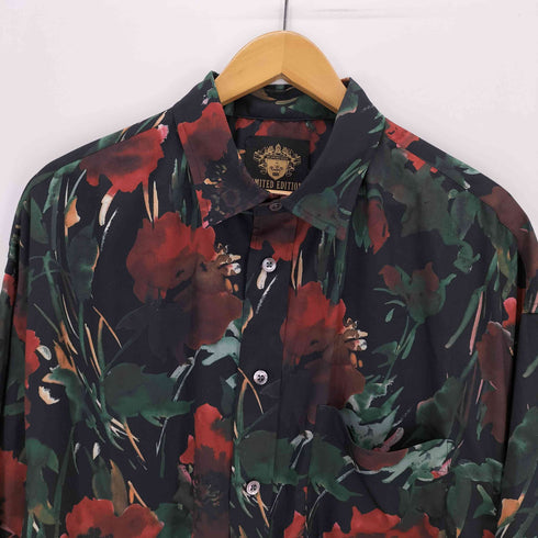メゾンスペシャル MAISON SPECIAL ORIGINAL GRAPHIC Prime-Over Regular Collar Short Sleeve Shirt Coat メンズ JPN:1