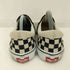 バンズ VANS SLIP ON BLK WHT CHECK チェッカー スリッポン レディース JPN:24.5