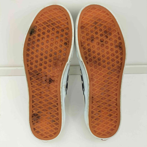バンズ VANS SLIP ON BLK WHT CHECK チェッカー スリッポン レディース JPN:24.5