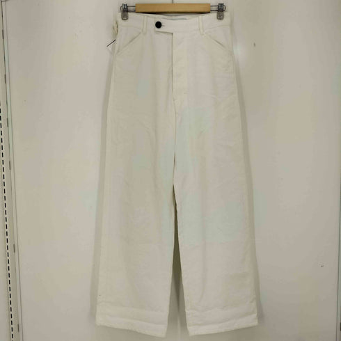 WARDER FINX SATIN WORK TROUSERS ワーク トラウザーズ リネン メンズ JPN:S
