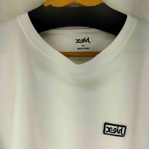 エックスガール X-girl BOX LOGO S/S WIDE TEE レディース M