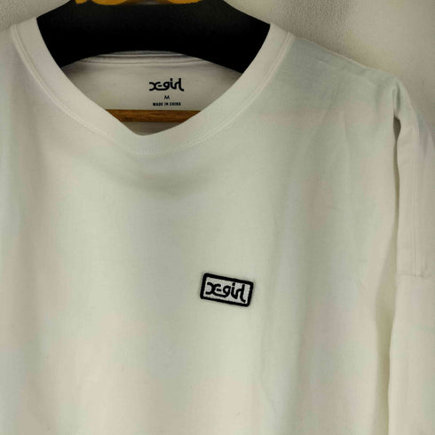 エックスガール X-girl BOX LOGO S/S WIDE TEE レディース M