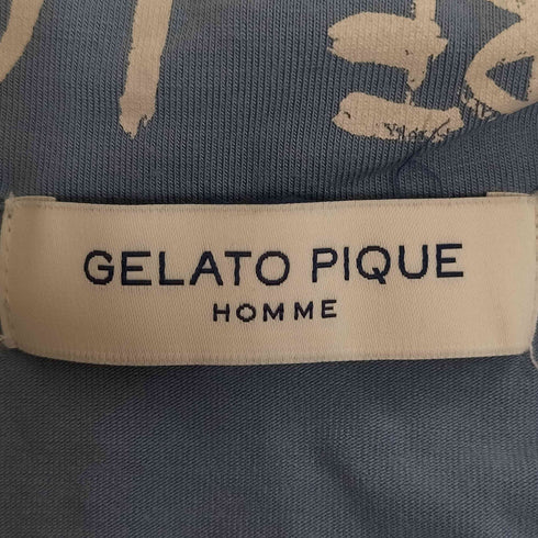 ジェラートピケオム Gelato Pique Homme クッキー総柄シャツ&ハーフパンツ セットアップ メンズ 上下M