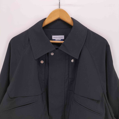 メゾンスペシャル MAISON SPECIAL Prime-Over Many Pocket Sports Short Sleeve Shirt Blouson メンズ JPN:2