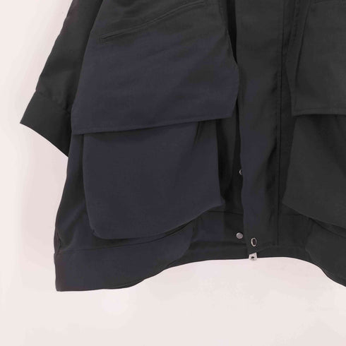 メゾンスペシャル MAISON SPECIAL Prime-Over Many Pocket Sports Short Sleeve Shirt Blouson メンズ JPN:2