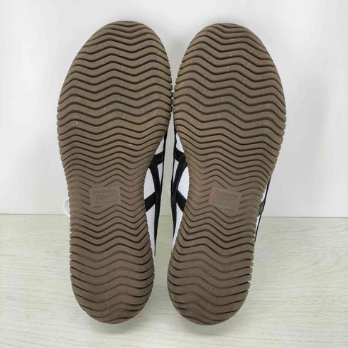 オニツカタイガー ONITSUKA TIGER Tsunahiki Slip On White/Black メンズ JPN:27.5