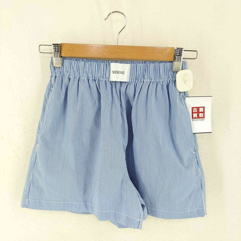 SHEROSE ストライプ シャツ ショートパンツ セットアップ レディース M