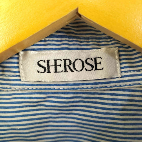 SHEROSE ストライプ シャツ ショートパンツ セットアップ レディース M