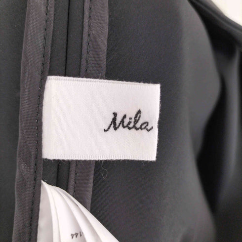 ミラオーウェン Mila Owen スタンドカラーノースリーブミニドレス レディース JPN:1