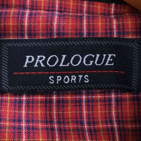 PROLOGUE SPORTS 裏地チェック ロゴ刺繍 スウィングトップ メンズ JPN:L
