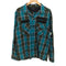 ディーゼル DIESEL ベルクロワッペン バックロゴ チェックシャツ メンズ import:L