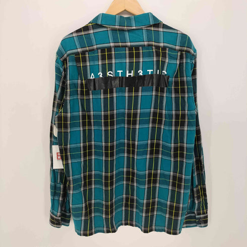 ディーゼル DIESEL ベルクロワッペン バックロゴ チェックシャツ メンズ import:L
