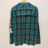 ディーゼル DIESEL ベルクロワッペン バックロゴ チェックシャツ メンズ import:L