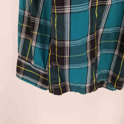ディーゼル DIESEL ベルクロワッペン バックロゴ チェックシャツ メンズ import:L