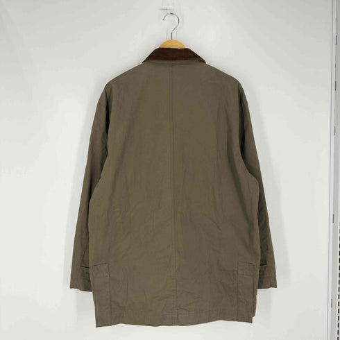 COTTON COMPANY 襟コーデュロイ 裏地チェック ハンティングジャケット メンズ JPN:L