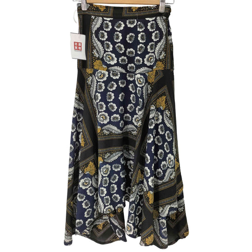 ゴスペル GHOSPELL Scarf Print Hanky Hem Skirt レディース S