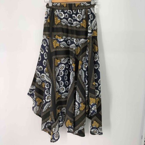 ゴスペル GHOSPELL Scarf Print Hanky Hem Skirt レディース S