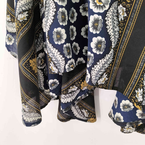 ゴスペル GHOSPELL Scarf Print Hanky Hem Skirt レディース S