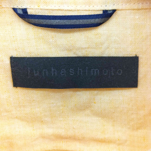 ジュンハシモト junhashimoto HORIZONTAL SHIRT ホリゾンタルシャツ リネンシャツ メンズ JPN:3