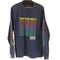 バンズ VANS マルチカラー フロントプリント L/S Tシャツ メンズ L