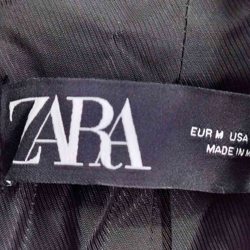ザラ ZARA ビジューボタンラメテーラードジャケット レディース import:M