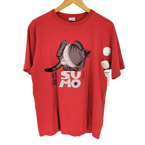 クレイジーシャツ CRAZY SHIRTS 袖裾シングル クリバンキャットTシャツ メンズ import:L