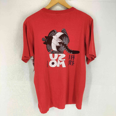 クレイジーシャツ CRAZY SHIRTS 袖裾シングル クリバンキャットTシャツ メンズ import:L