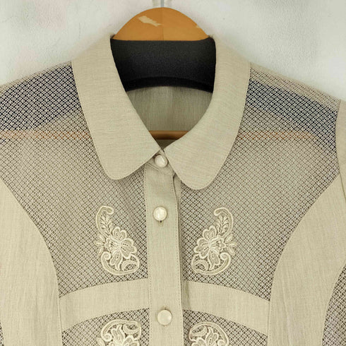 シアー L/S シャツ レディース