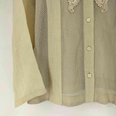 シアー L/S シャツ レディース