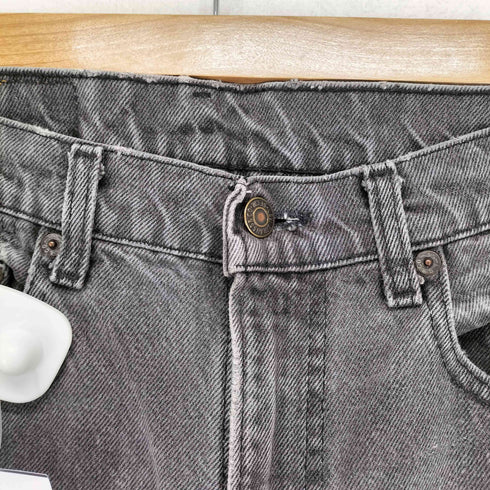 リーバイス Levis 90s USA製 512 ボタン裏532 ジップフライブラックデニムパンツ メンズ W32L30