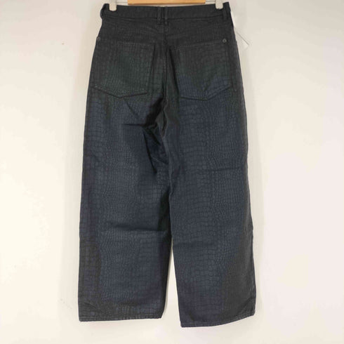 エイチアンドエム H&M 総柄ワイドデニムパンツ レディース EUR:36