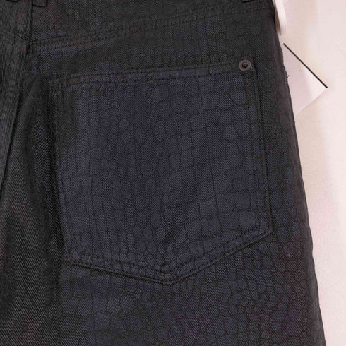 エイチアンドエム H&M 総柄ワイドデニムパンツ レディース EUR:36