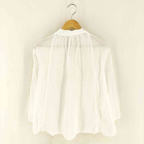 ナチュラルランドリー NATURAL LAUNDRY レースパネル シャツ レディース